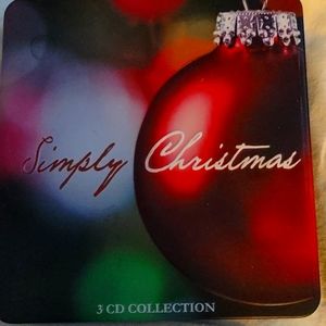 Simply Christmas 3 CD Elvis, Natalie Cole, variety.